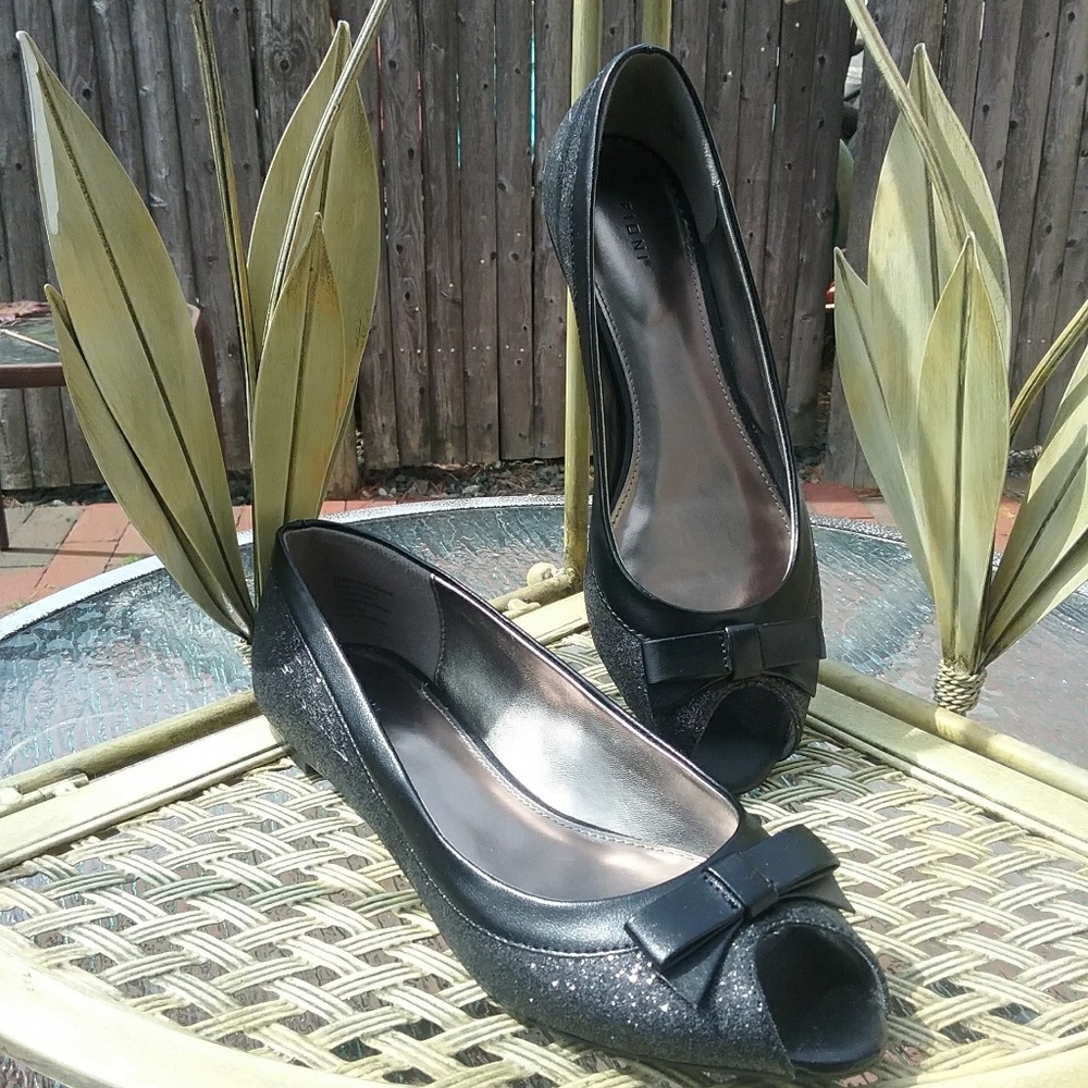 Fioni  black flats